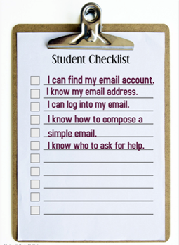 student checklist