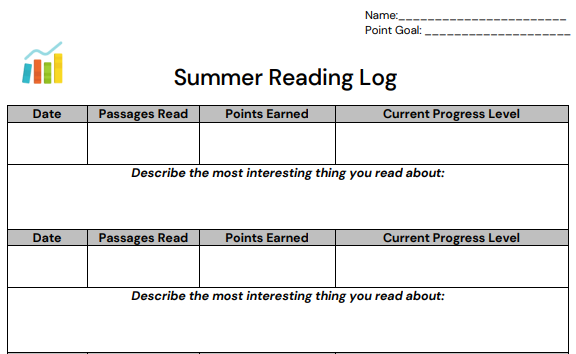 Keep a reading log