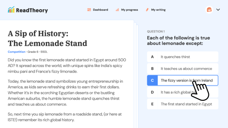 Free Reading Comprehension Test for Grades K-12 | ReadTheory